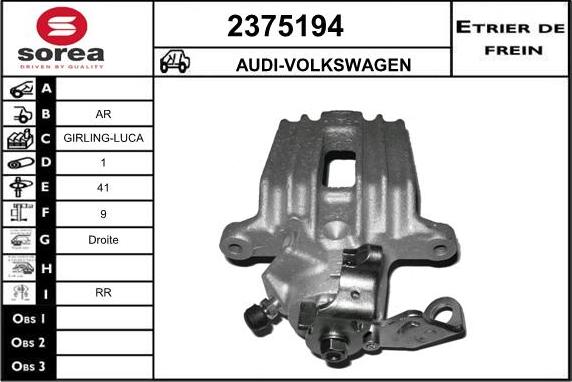 EAI 2375194 - Étrier de frein cwaw.fr