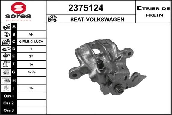 EAI 2375124 - Étrier de frein cwaw.fr