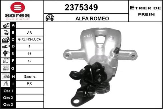 EAI 2375349 - Étrier de frein cwaw.fr