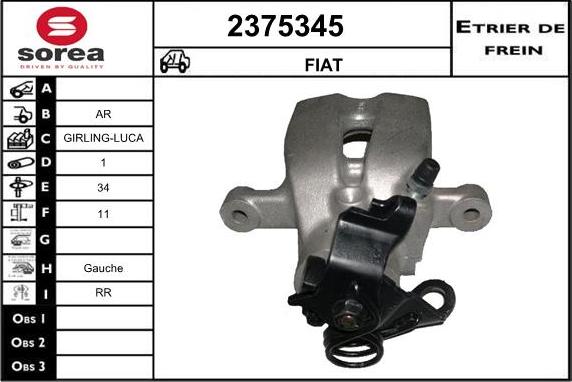 EAI 2375345 - Étrier de frein cwaw.fr