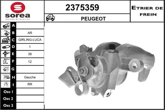 EAI 2375359 - Étrier de frein cwaw.fr