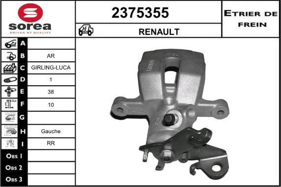 EAI 2375355 - Étrier de frein cwaw.fr