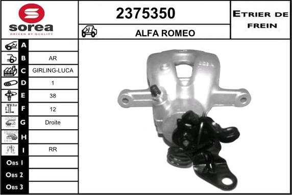 EAI 2375350 - Étrier de frein cwaw.fr