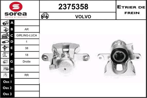 EAI 2375358 - Étrier de frein cwaw.fr