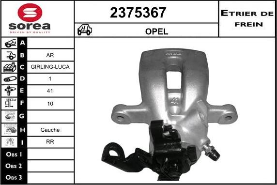 EAI 2375367 - Étrier de frein cwaw.fr