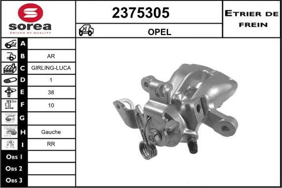 EAI 2375305 - Étrier de frein cwaw.fr