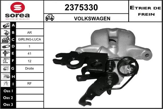 EAI 2375330 - Étrier de frein cwaw.fr