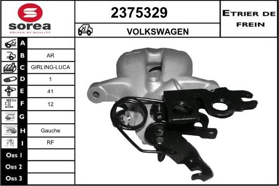 EAI 2375329 - Étrier de frein cwaw.fr