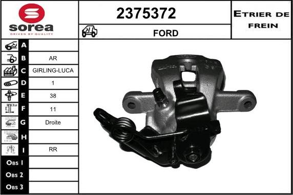 EAI 2375372 - Étrier de frein cwaw.fr