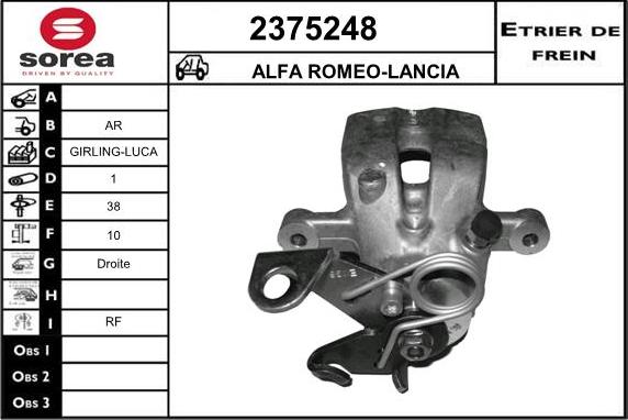 EAI 2375248 - Étrier de frein cwaw.fr