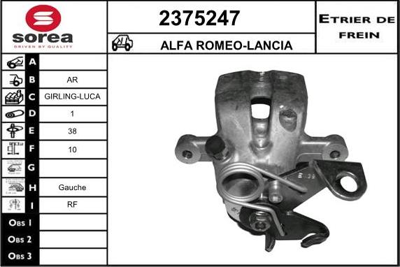 EAI 2375247 - Étrier de frein cwaw.fr