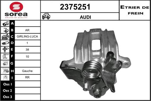 EAI 2375251 - Étrier de frein cwaw.fr