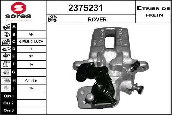 EAI 2375231 - Étrier de frein cwaw.fr