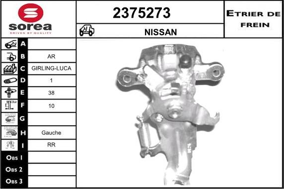 EAI 2375273 - Étrier de frein cwaw.fr