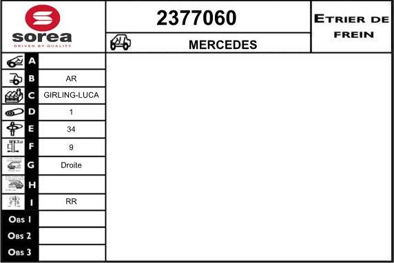 EAI 2377060 - Étrier de frein cwaw.fr