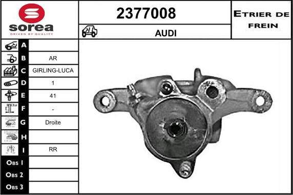 EAI 2377008 - Étrier de frein cwaw.fr