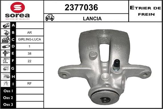 EAI 2377036 - Étrier de frein cwaw.fr