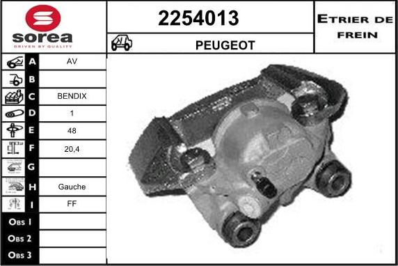 EAI 2254013 - Étrier de frein cwaw.fr