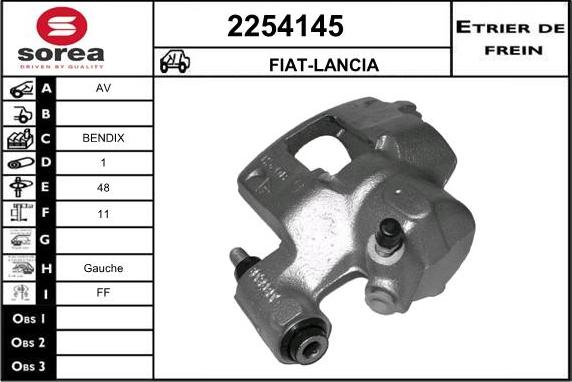 EAI 2254145 - Étrier de frein cwaw.fr