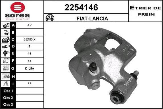 EAI 2254146 - Étrier de frein cwaw.fr