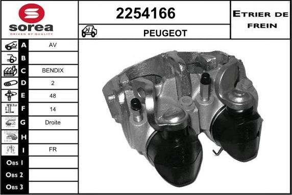 EAI 2254166 - Étrier de frein cwaw.fr