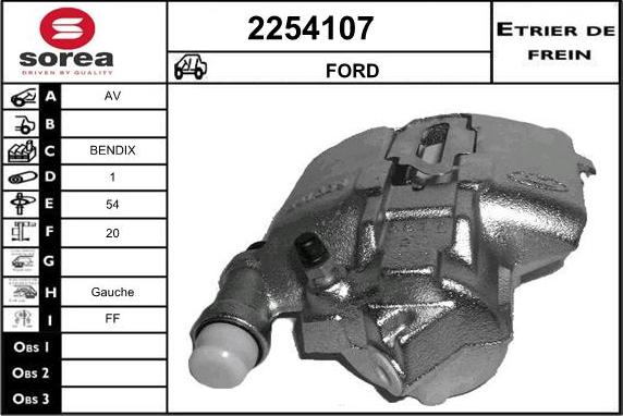 EAI 2254107 - Étrier de frein cwaw.fr