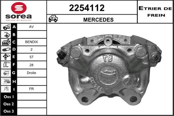 EAI 2254112 - Étrier de frein cwaw.fr