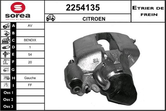 EAI 2254135 - Étrier de frein cwaw.fr