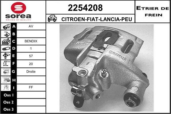 EAI 2254208 - Étrier de frein cwaw.fr