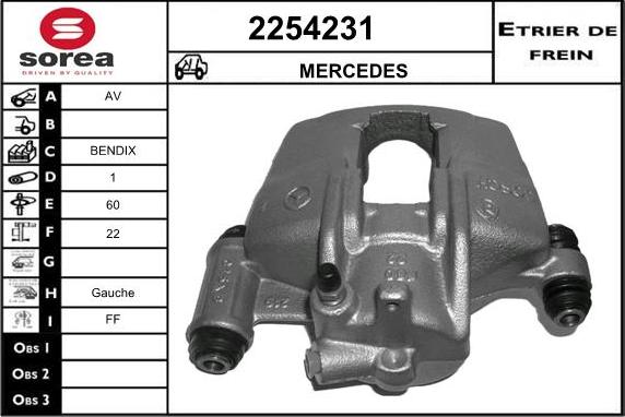 EAI 2254231 - Étrier de frein cwaw.fr