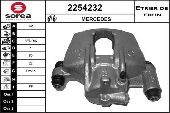 EAI 2254232 - Étrier de frein cwaw.fr