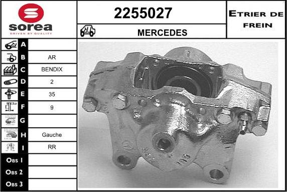 EAI 2255027 - Étrier de frein cwaw.fr