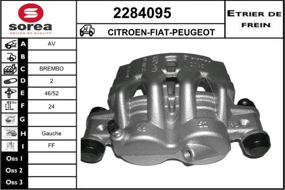 EAI 2284095 - Étrier de frein cwaw.fr