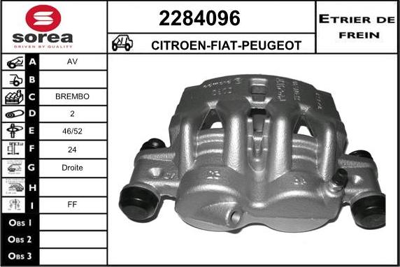 EAI 2284096 - Étrier de frein cwaw.fr