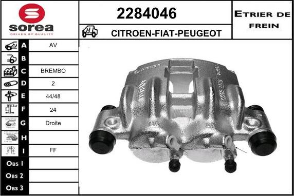 EAI 2284046 - Étrier de frein cwaw.fr