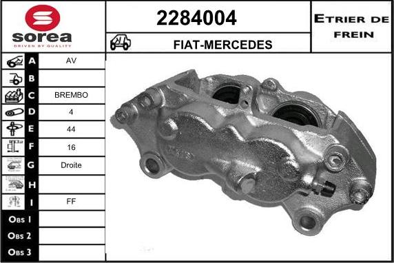 EAI 2284004 - Étrier de frein cwaw.fr