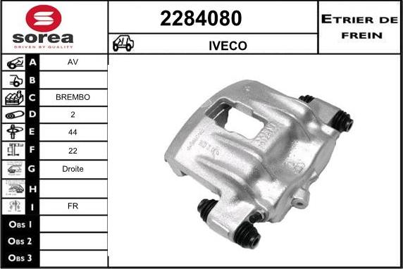 EAI 2284080 - Étrier de frein cwaw.fr