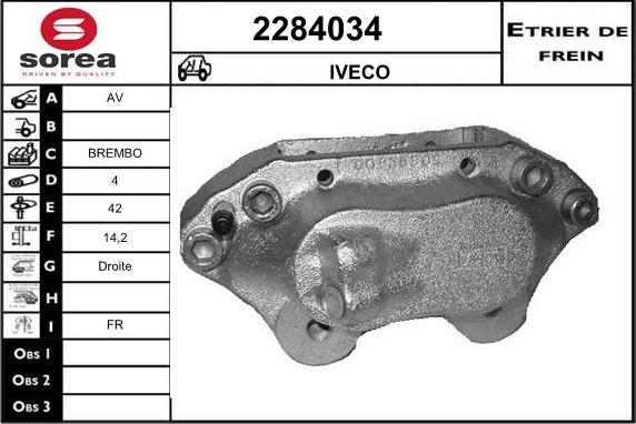 EAI 2284034 - Étrier de frein cwaw.fr