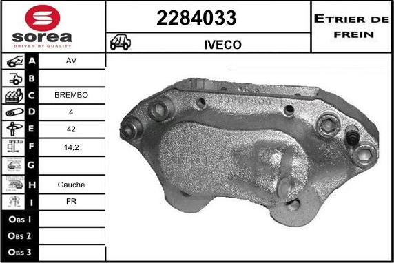 EAI 2284033 - Étrier de frein cwaw.fr