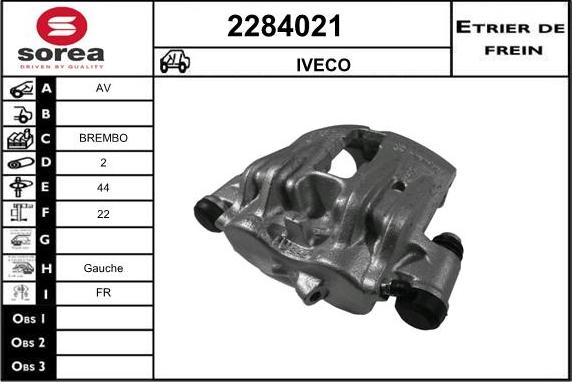 EAI 2284021 - Étrier de frein cwaw.fr