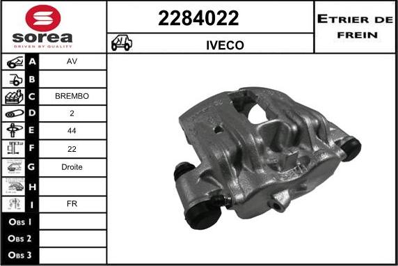 EAI 2284022 - Étrier de frein cwaw.fr