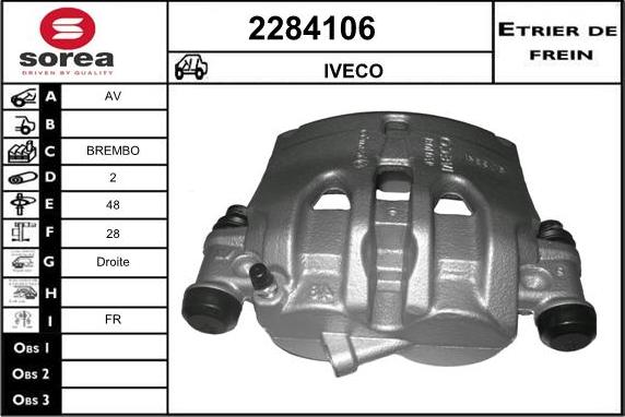 EAI 2284106 - Étrier de frein cwaw.fr