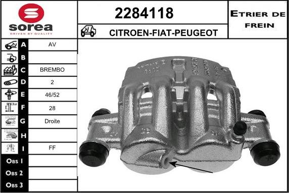 EAI 2284118 - Étrier de frein cwaw.fr