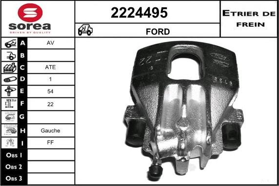 EAI 2224495 - Étrier de frein cwaw.fr