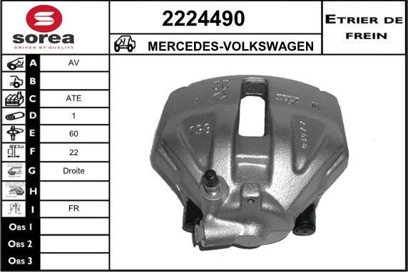 EAI 2224490 - Étrier de frein cwaw.fr