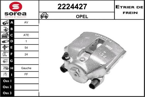 EAI 2224427 - Étrier de frein cwaw.fr