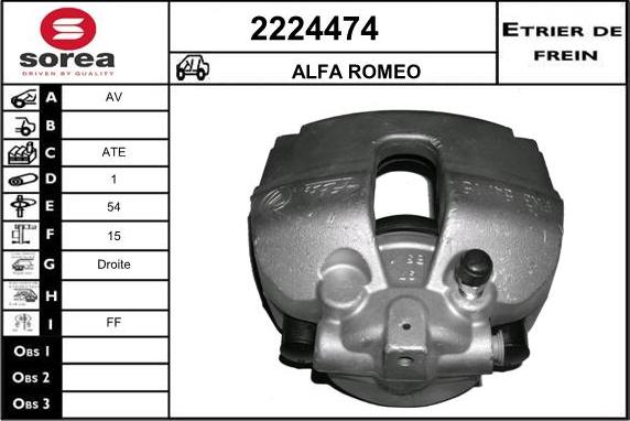 EAI 2224474 - Étrier de frein cwaw.fr