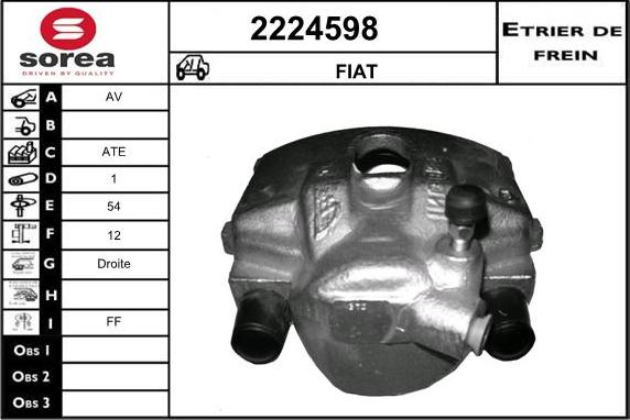 EAI 2224598 - Étrier de frein cwaw.fr