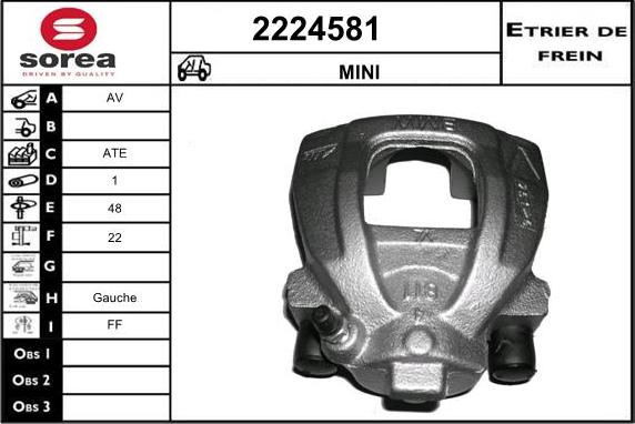 EAI 2224581 - Étrier de frein cwaw.fr