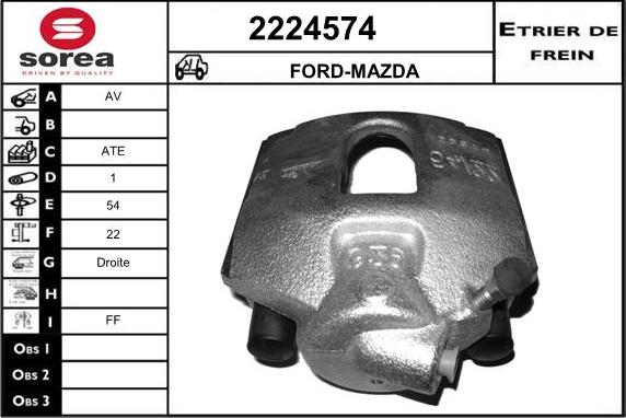 EAI 2224574 - Étrier de frein cwaw.fr